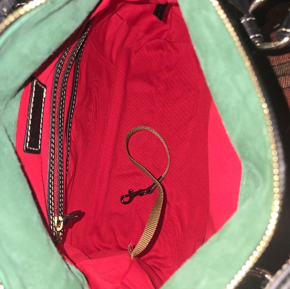 NWT Dooney & Bourke Black Leather Satchel - Picture 6 of 6